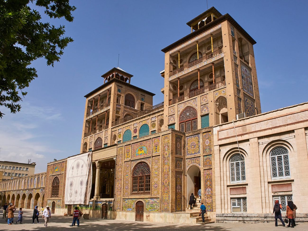 Palais du Golestan, Patrimoine mondial de l’UNESCO, à Téhéran