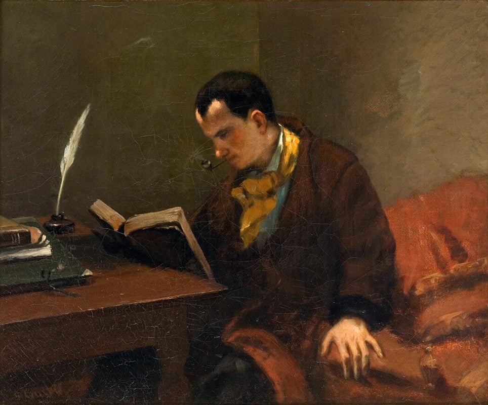 Gustave Courbet, Portrait de Baudelaire