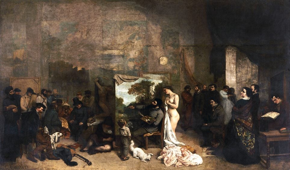 Gustave Courbet, L’Atelier du peintre