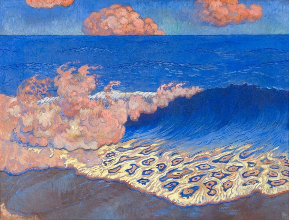 George Lacombe, Marine Bleue. Effet de vagues