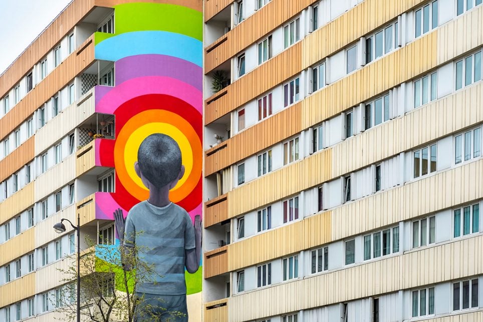 Fresque de Seth dans le 13<sup>e</sup> arrondissement de Paris